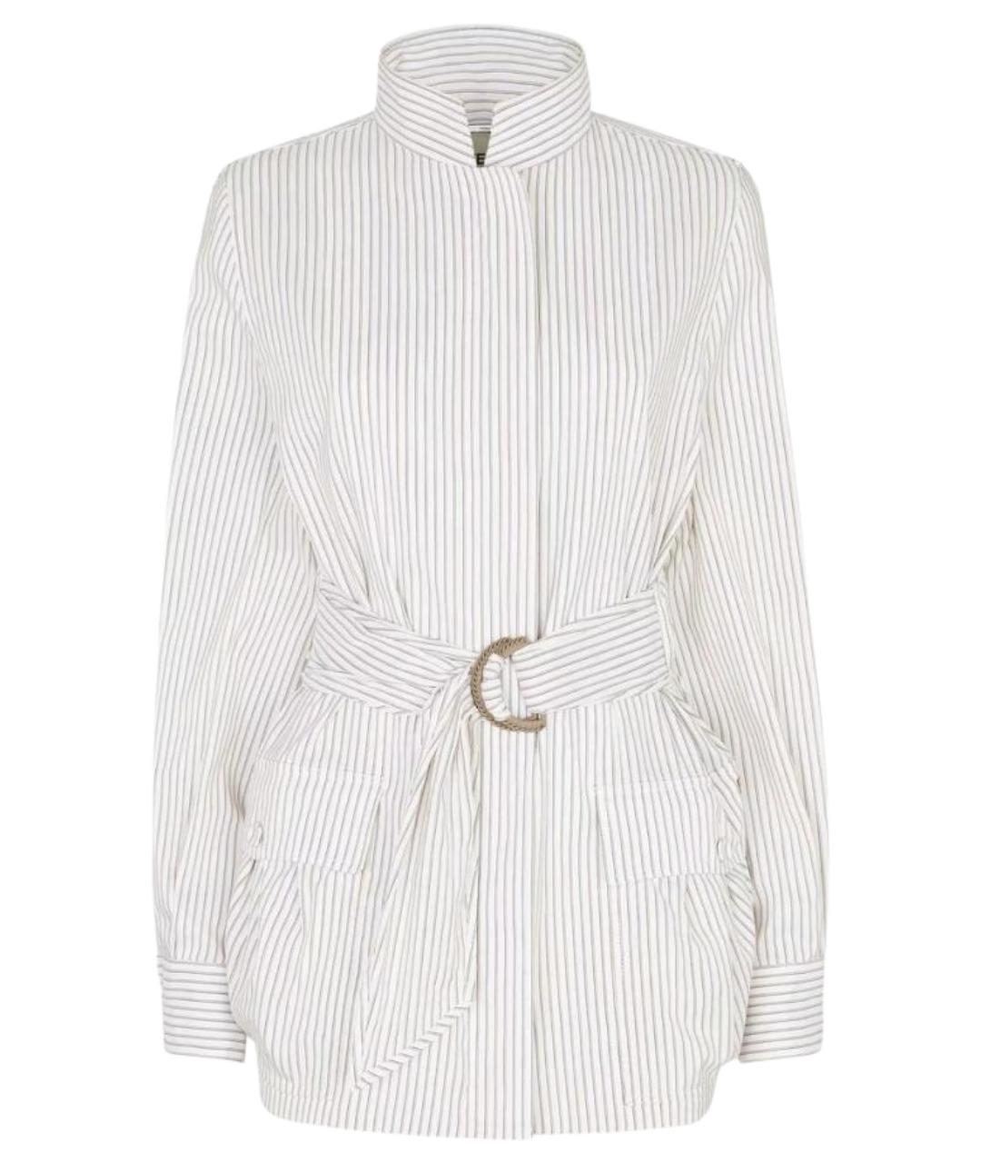 FENDI Белая хлопковая куртка, фото 1