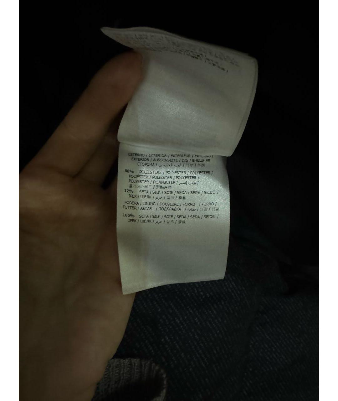 MONCLER Черный полиэстеровый жакет/пиджак, фото 8