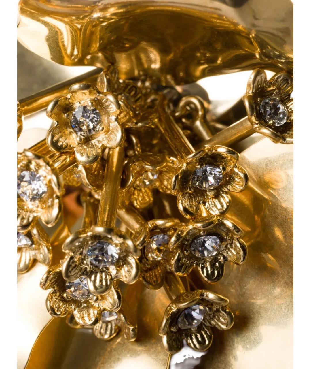 MIU MIU Золотая латунная булавка / брошь, фото 2