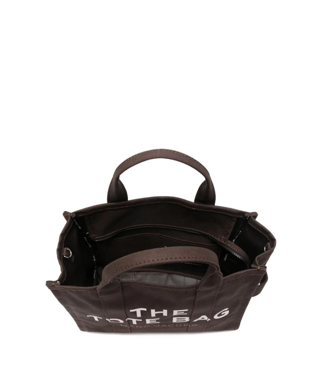 MARC JACOBS Коричневая хлопковая сумка тоут, фото 3