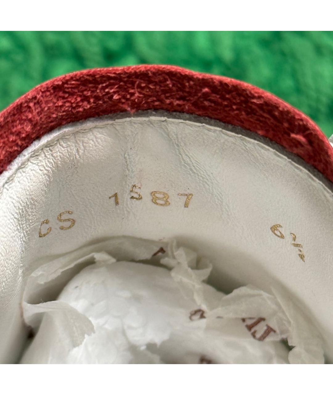 DOLCE&GABBANA Белые кожаные низкие кроссовки / кеды, фото 7