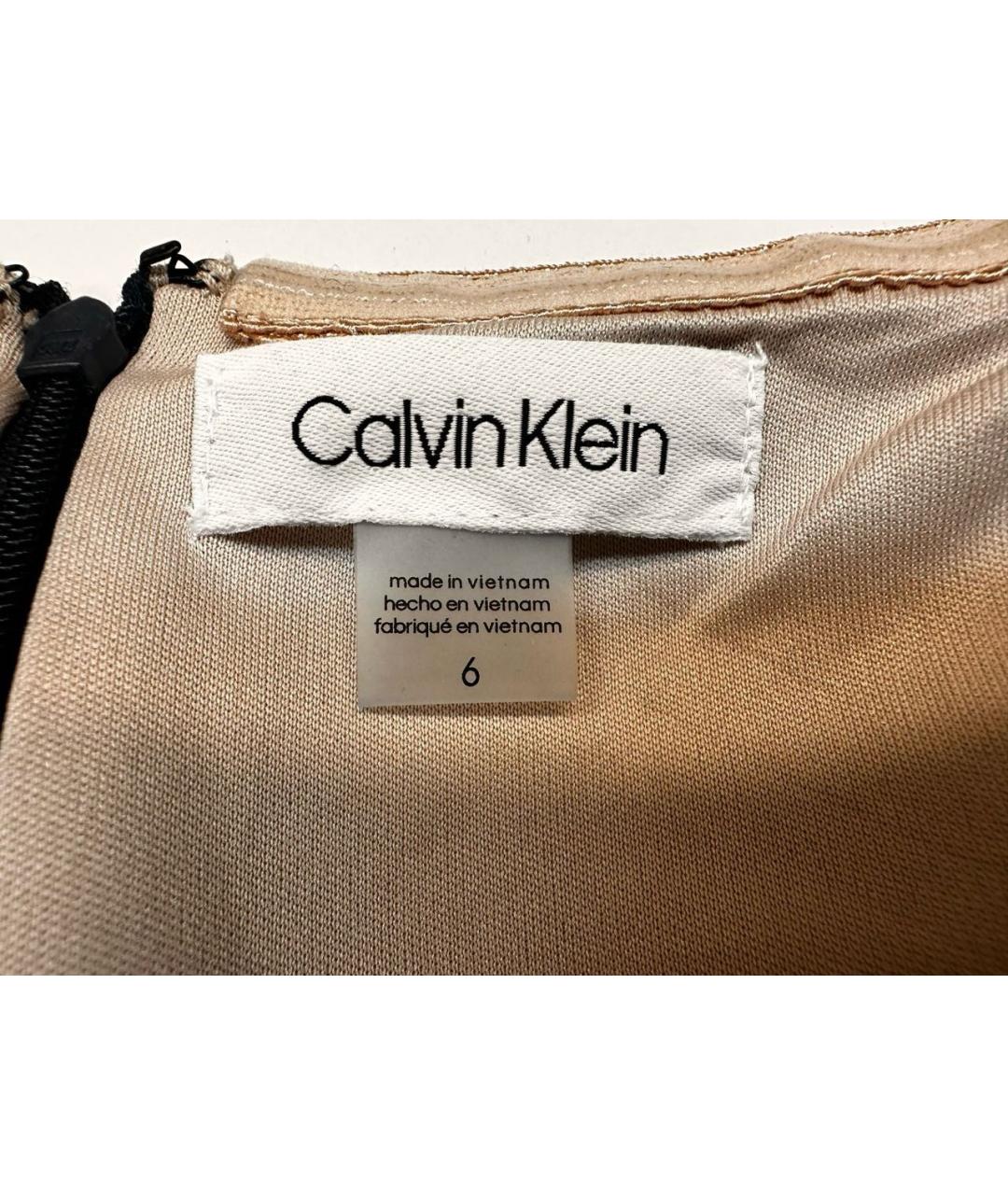 CALVIN KLEIN Синее кружевное платье, фото 4