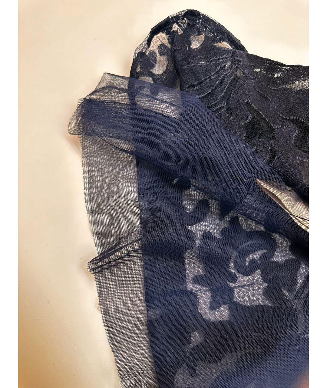 CALVIN KLEIN Синее кружевное платье, фото 3