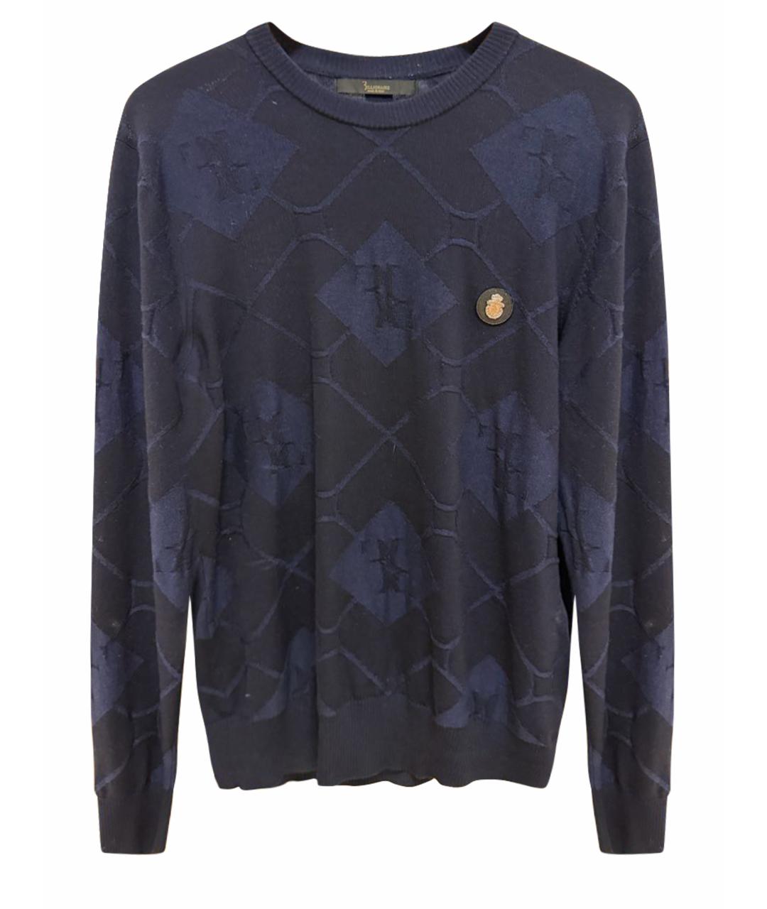 BILLIONAIRE Синий шерстяной джемпер / свитер, фото 1