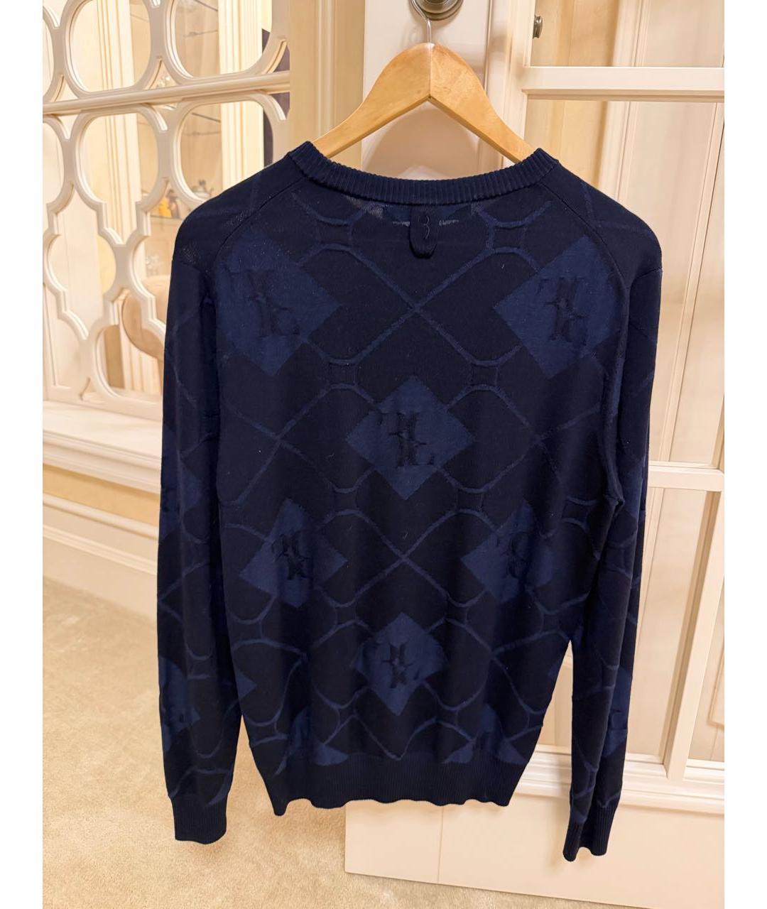 BILLIONAIRE Синий шерстяной джемпер / свитер, фото 2