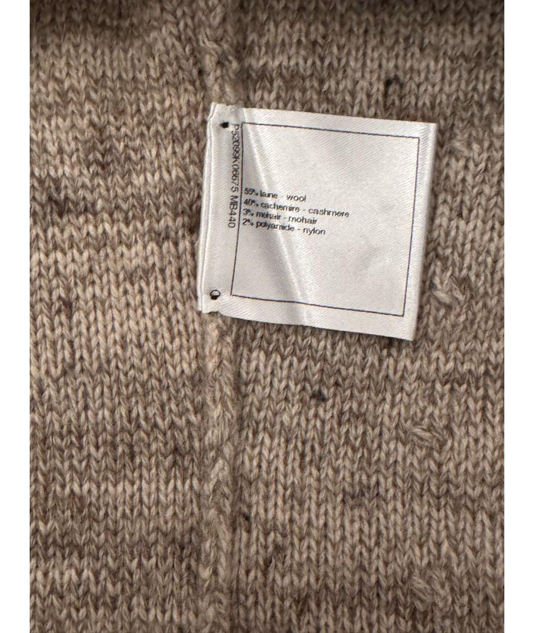 CHANEL Серый шерстяной джемпер / свитер, фото 6