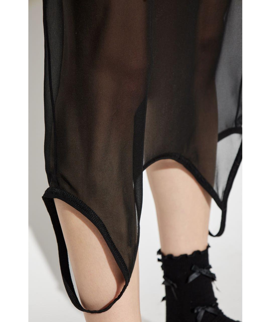 FENDI Черное вискозное повседневное платье, фото 5