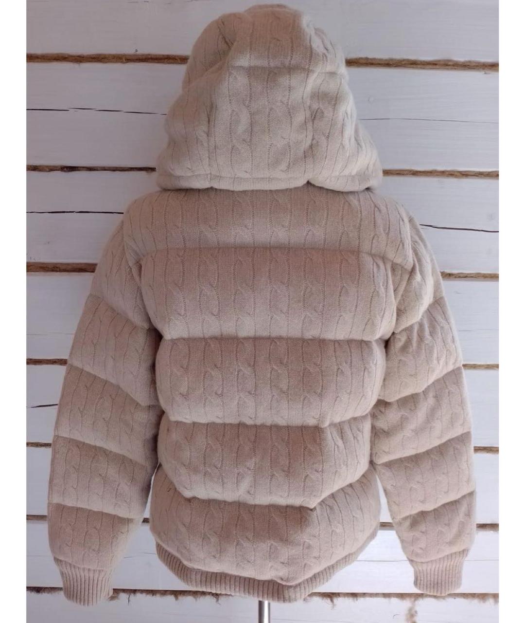 POLO RALPH LAUREN Бежевый кашемировый пуховик, фото 2