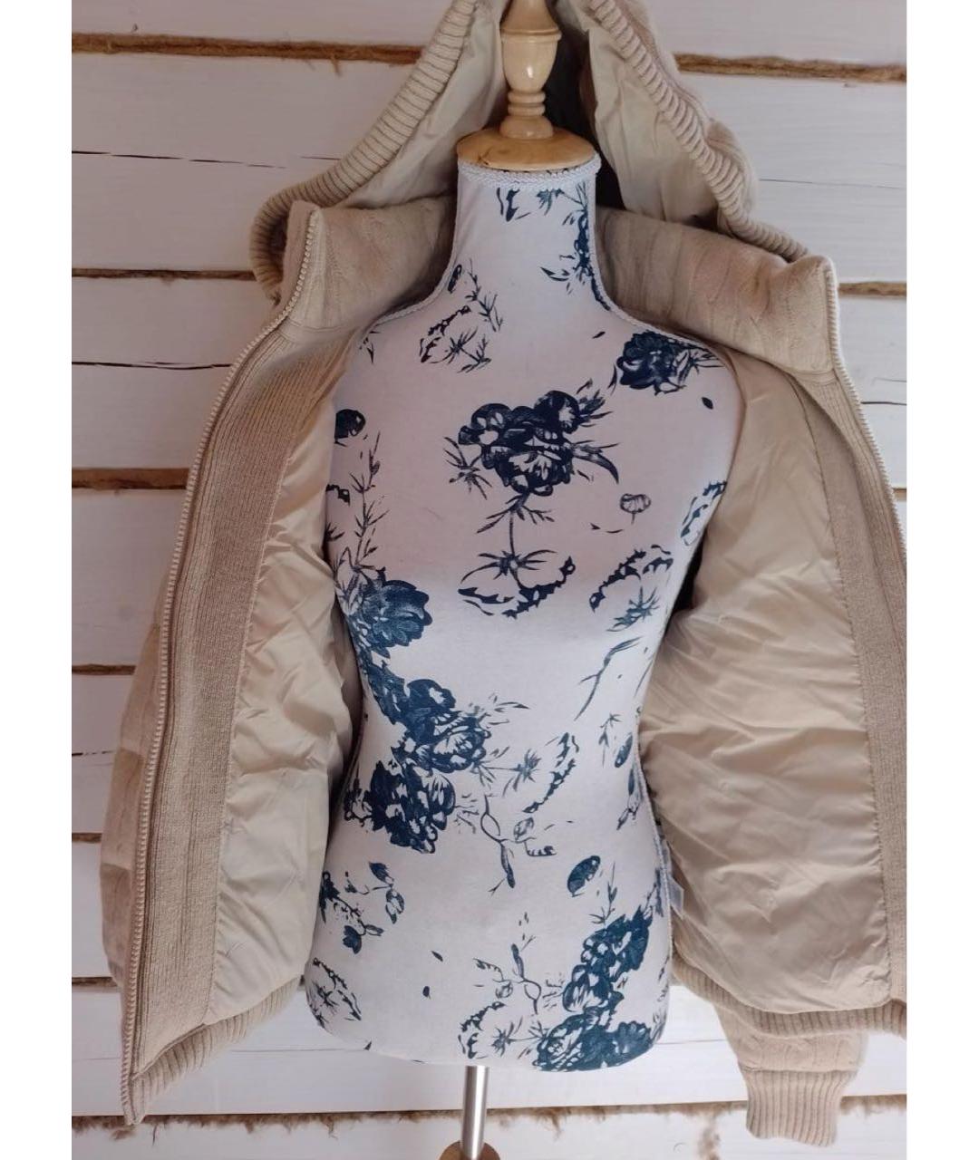 POLO RALPH LAUREN Бежевый кашемировый пуховик, фото 6