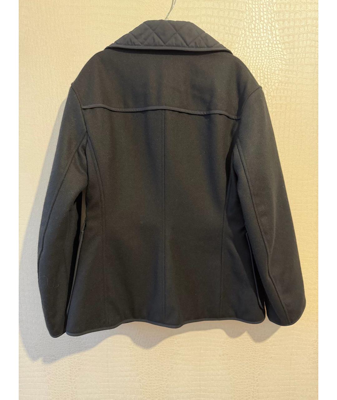 HERMES Черная шерстяная куртка, фото 2