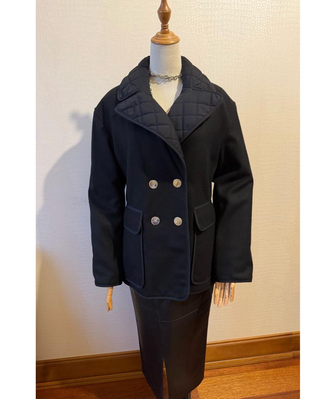 HERMES Черная шерстяная куртка, фото 6