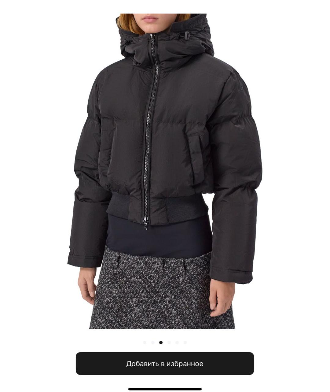 DIESEL Черный полиэстеровый пуховик, фото 2