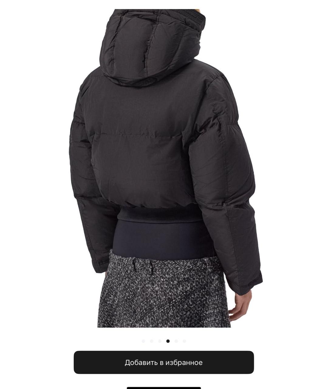 DIESEL Черный полиэстеровый пуховик, фото 4