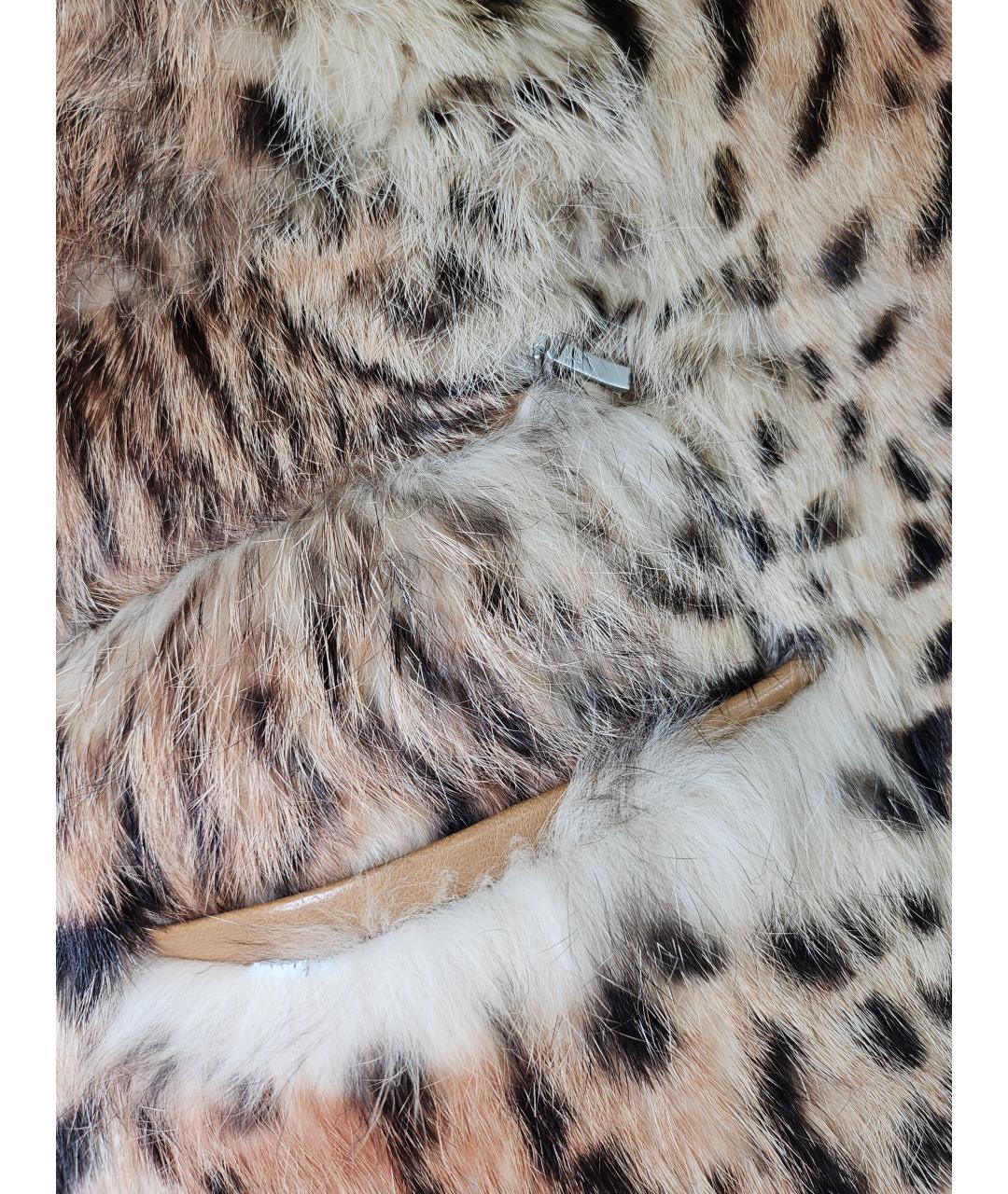 JOSEPH Коричневая меховая шуба, фото 3