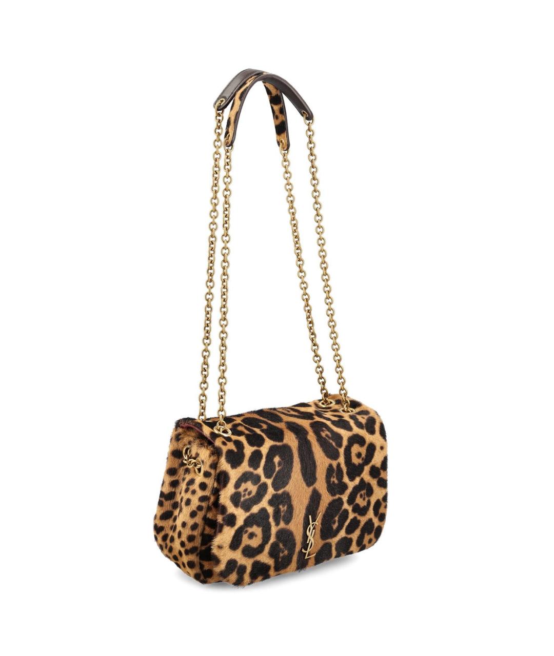 SAINT LAURENT Коричневая сумка через плечо, фото 3