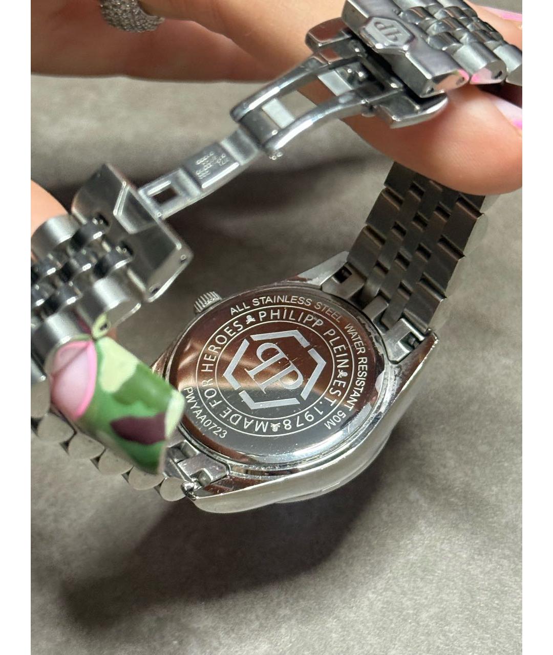 PHILIPP PLEIN Серебряные часы, фото 4