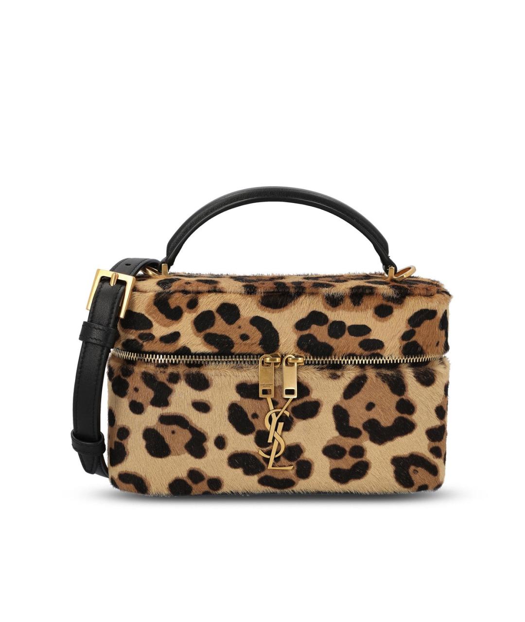 SAINT LAURENT Горчичная сумка через плечо, фото 1