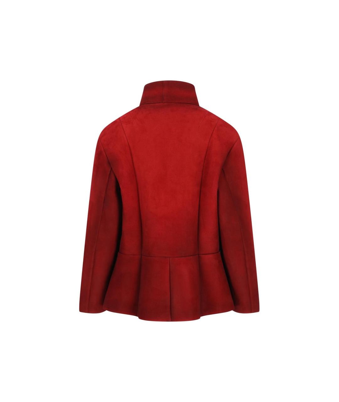 PRADA Красная кожаная куртка, фото 2