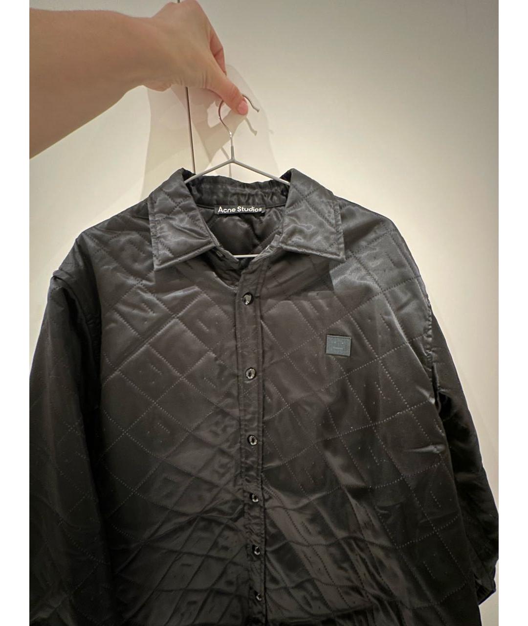 ACNE STUDIOS Черная хлопковая куртка, фото 3