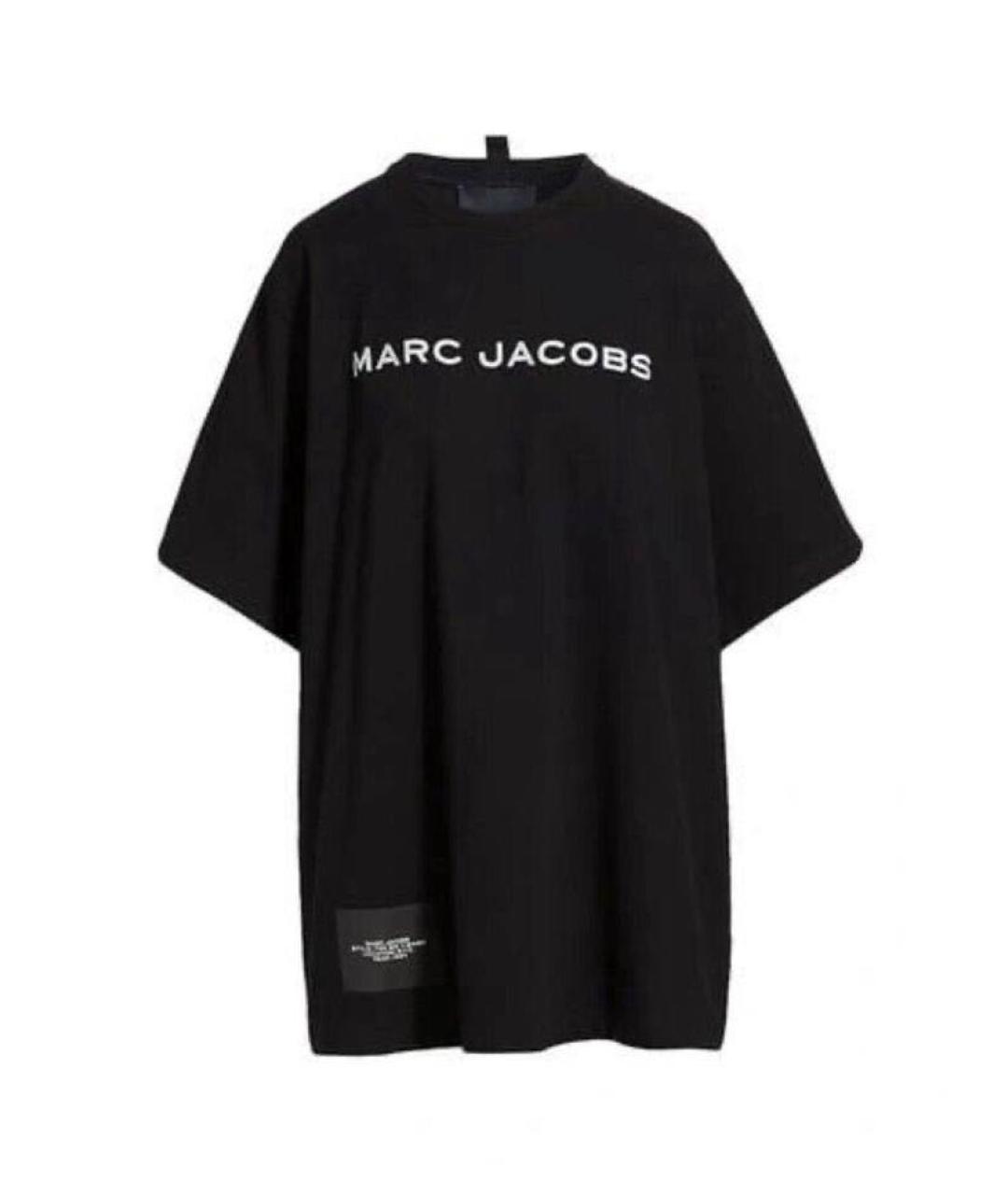 MARC JACOBS Черная хлопковая футболка, фото 1