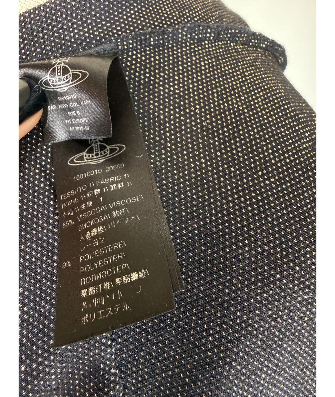 VIVIENNE WESTWOOD Золотое вискозное коктейльное платье, фото 8