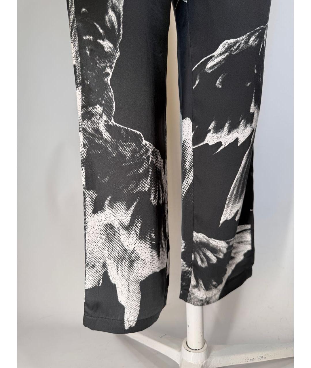 ANN DEMEULEMEESTER Мульти шелковые прямые брюки, фото 6
