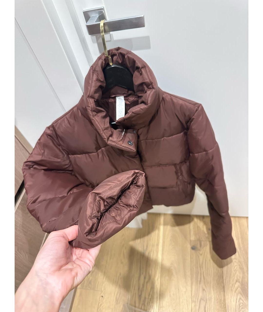 ALO YOGA Коричневый полиэстеровый пуховик, фото 4