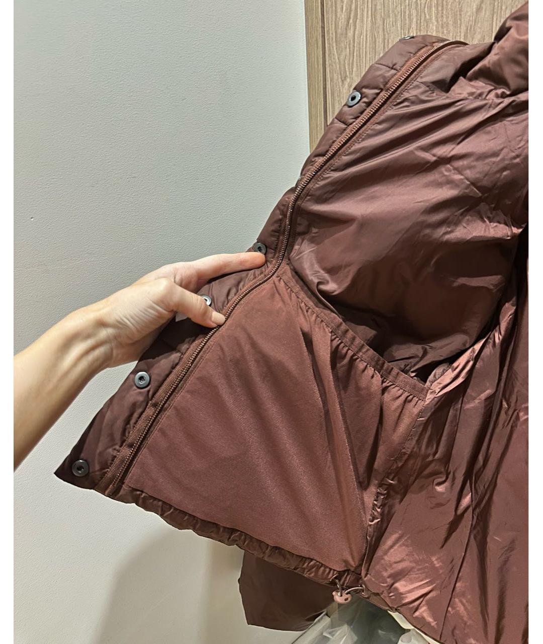 ALO YOGA Коричневый полиэстеровый пуховик, фото 5