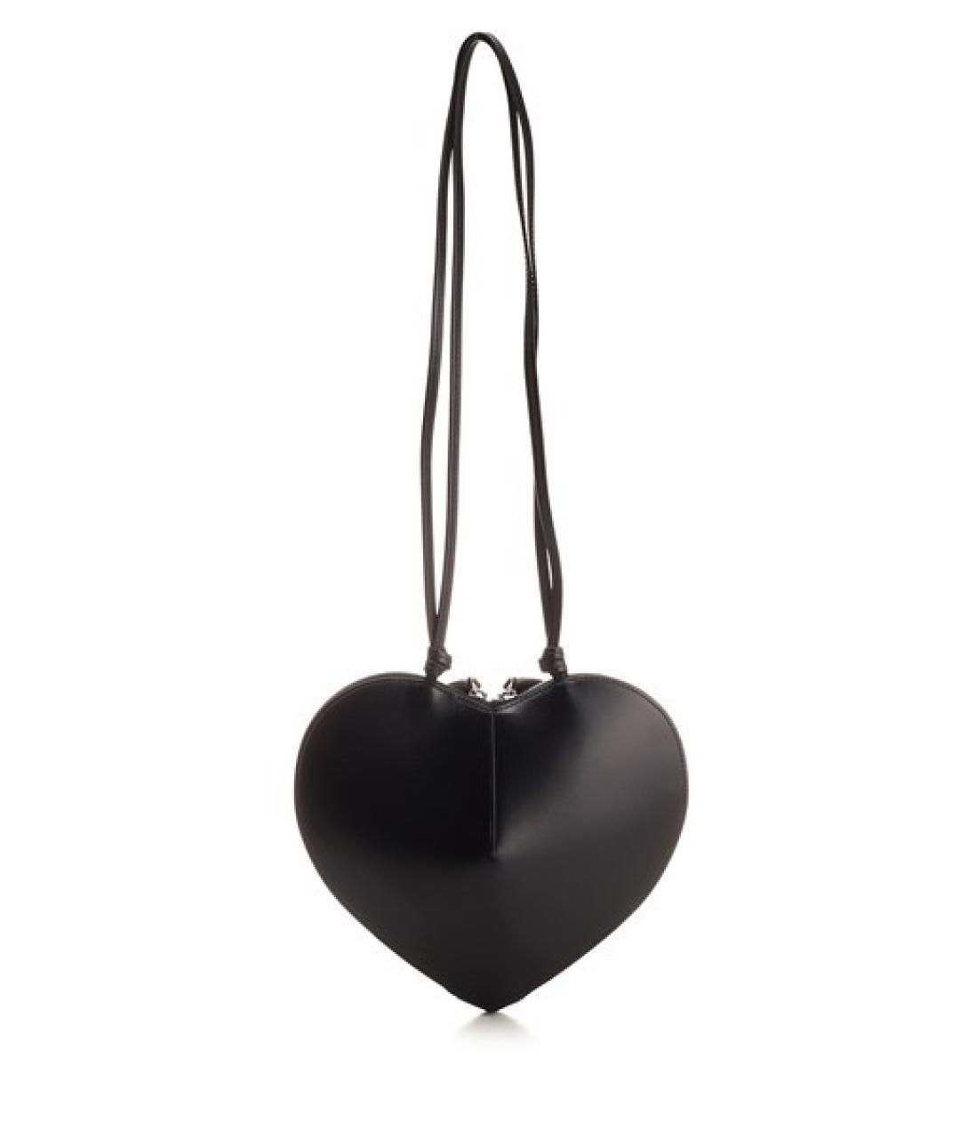 ALAIA Черная кожаная сумка через плечо, фото 3