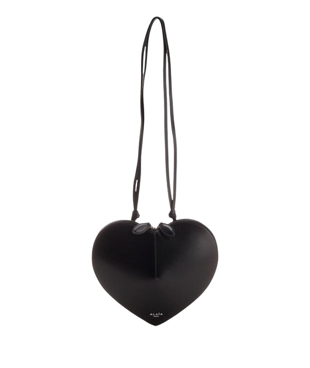 ALAIA Черная кожаная сумка через плечо, фото 1