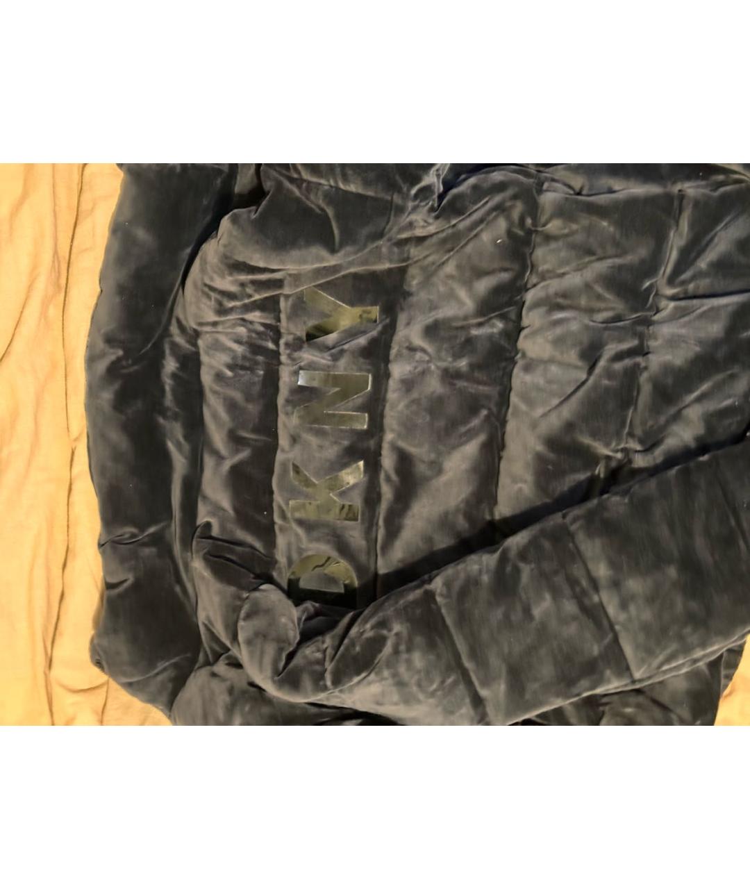 DKNY Черная атласная куртка, фото 2