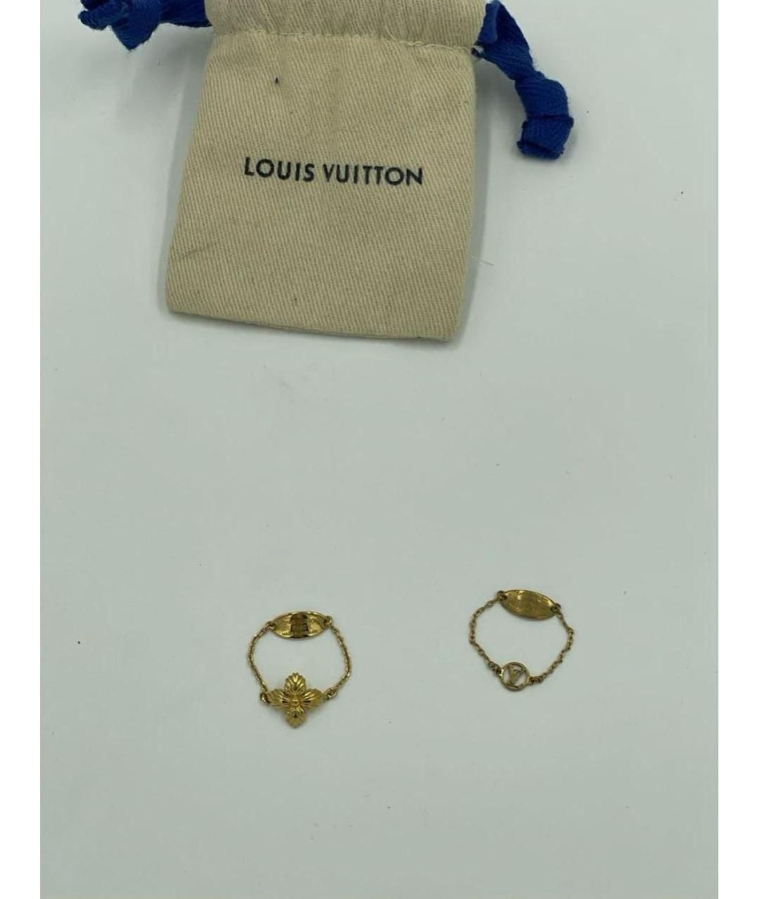 LOUIS VUITTON Золотое латунное кольцо, фото 2