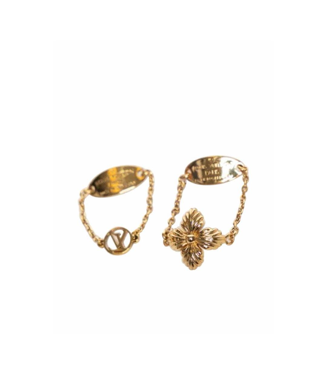 LOUIS VUITTON Золотое латунное кольцо, фото 1