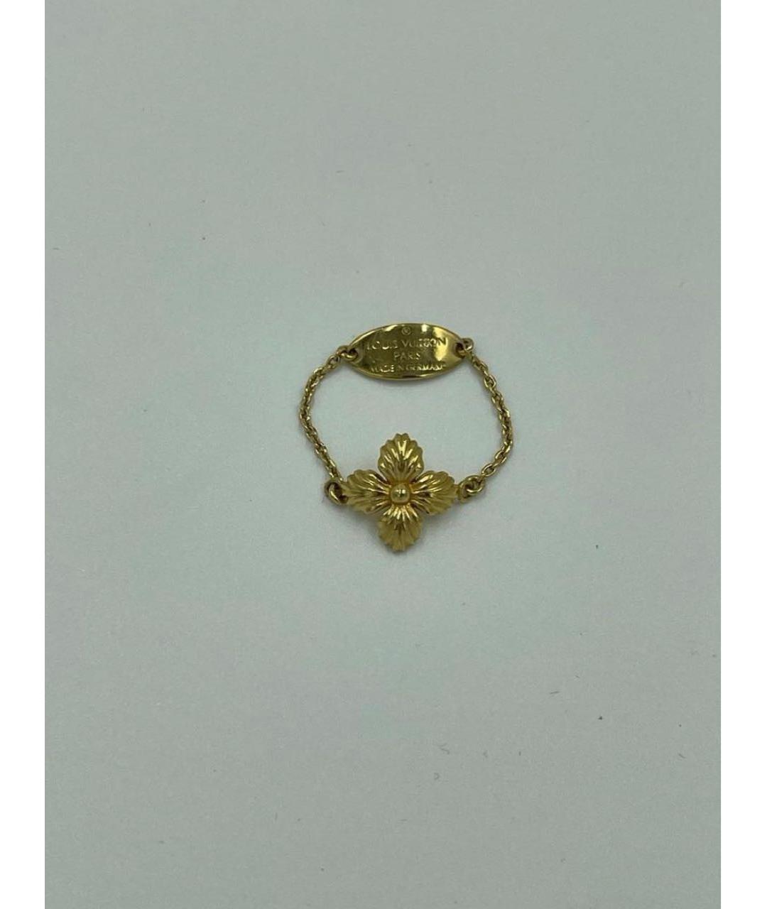 LOUIS VUITTON Золотое латунное кольцо, фото 3