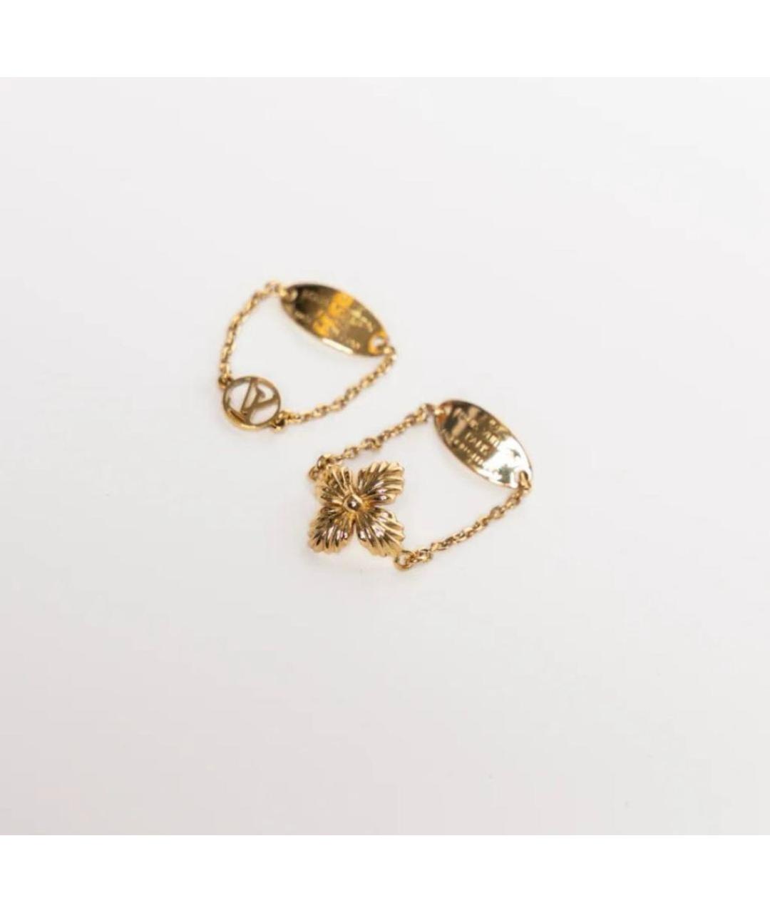 LOUIS VUITTON Золотое латунное кольцо, фото 5