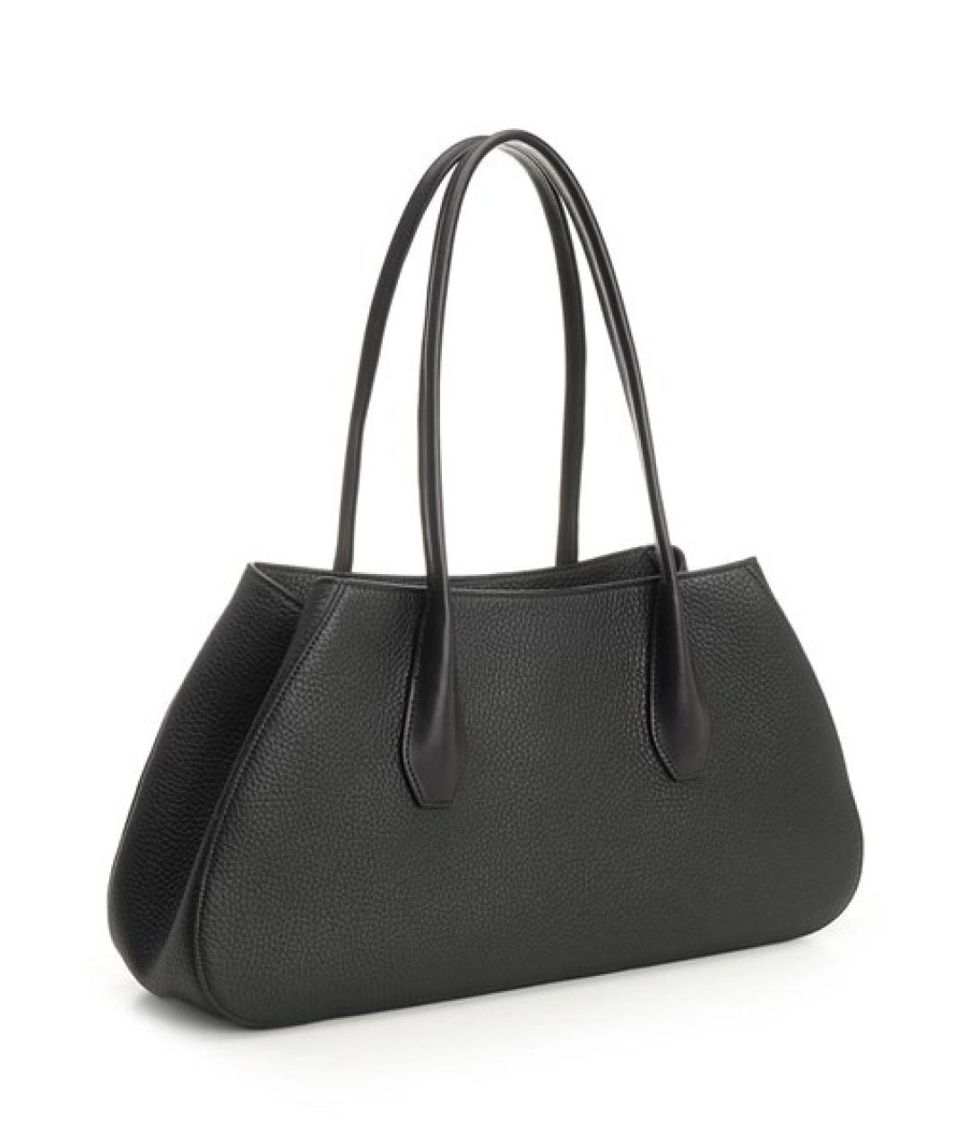 THE ROW Черная кожаная сумка тоут, фото 2