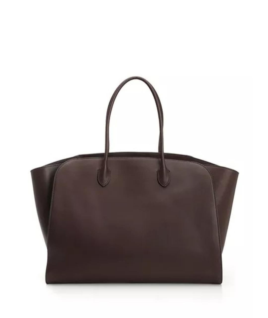 THE ROW Коричневая кожаная сумка тоут, фото 1