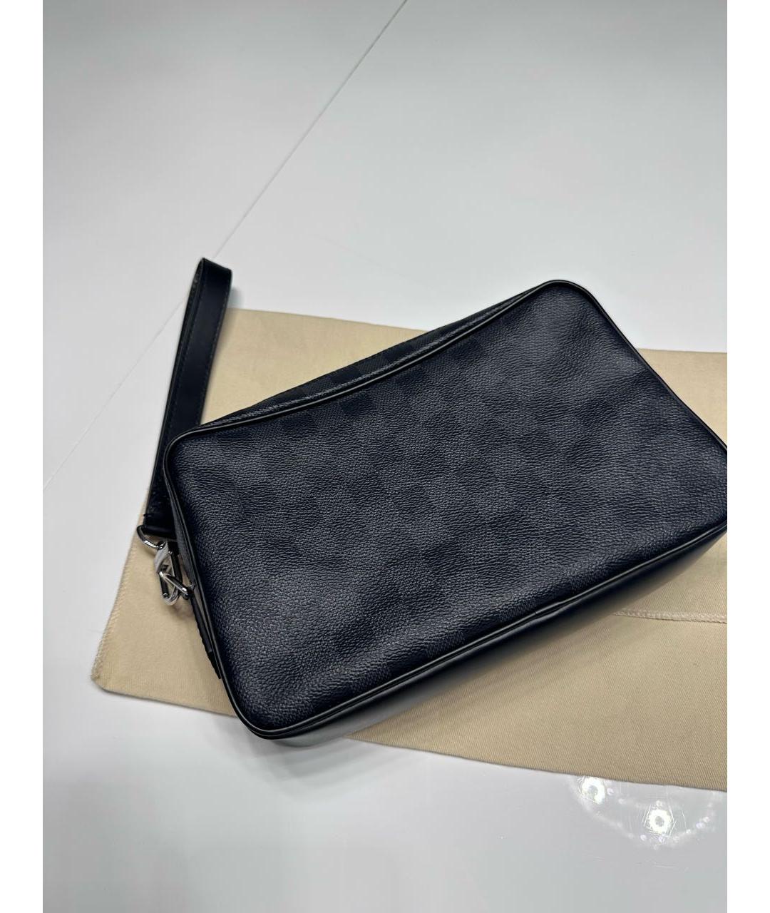 LOUIS VUITTON Серая барсетка, фото 3