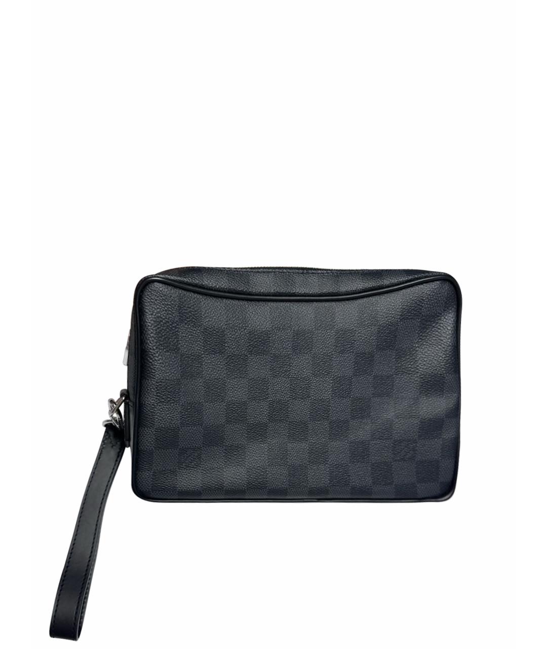 LOUIS VUITTON Серая барсетка, фото 1