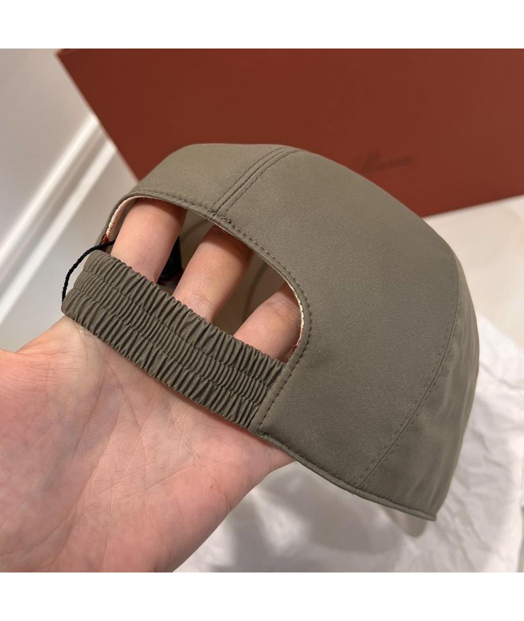 LORO PIANA Бежевая хлопковая кепка/бейсболка, фото 4