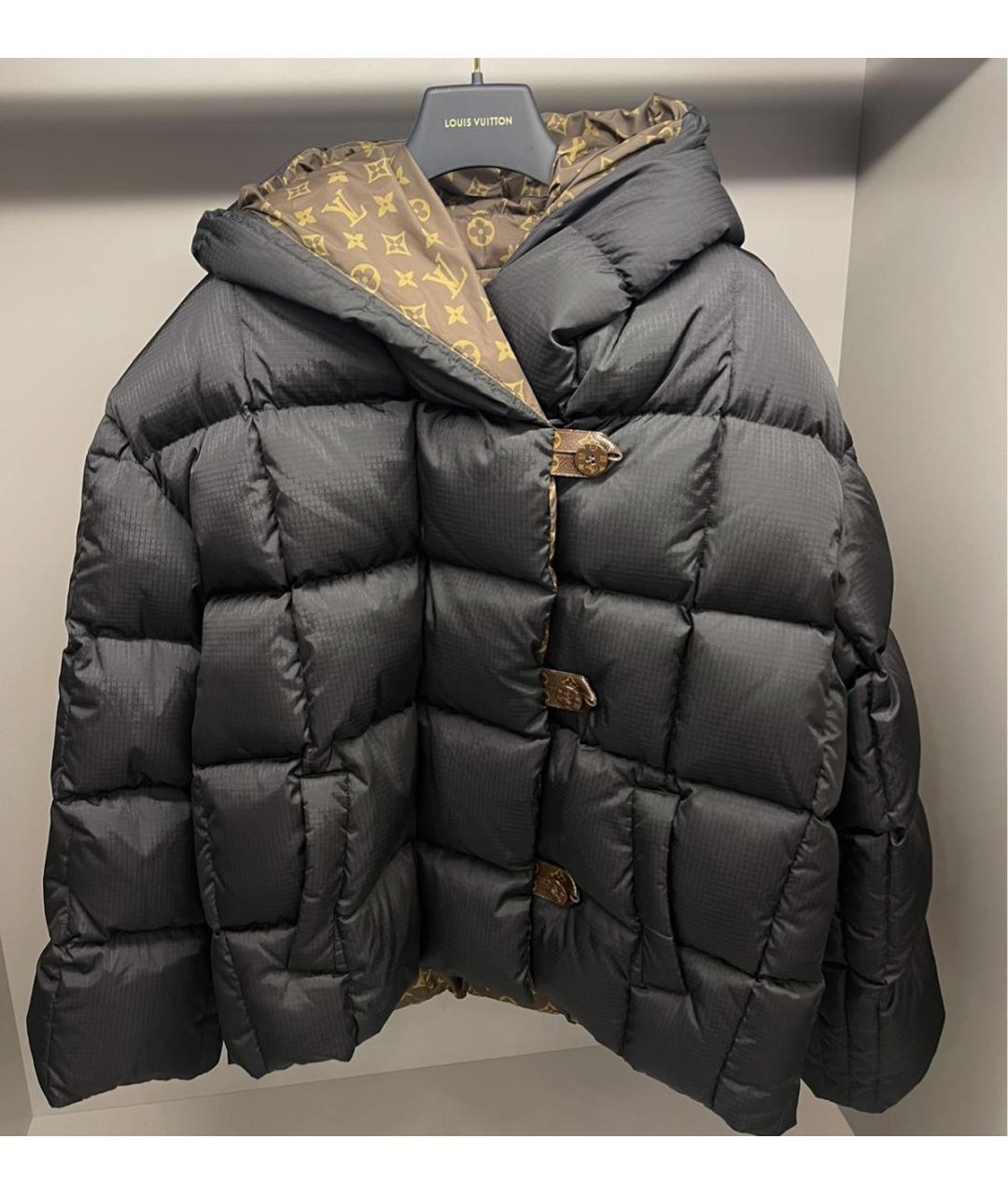 LOUIS VUITTON Черная полиэстеровая куртка, фото 7