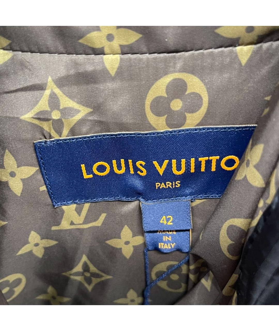 LOUIS VUITTON Черная полиэстеровая куртка, фото 5