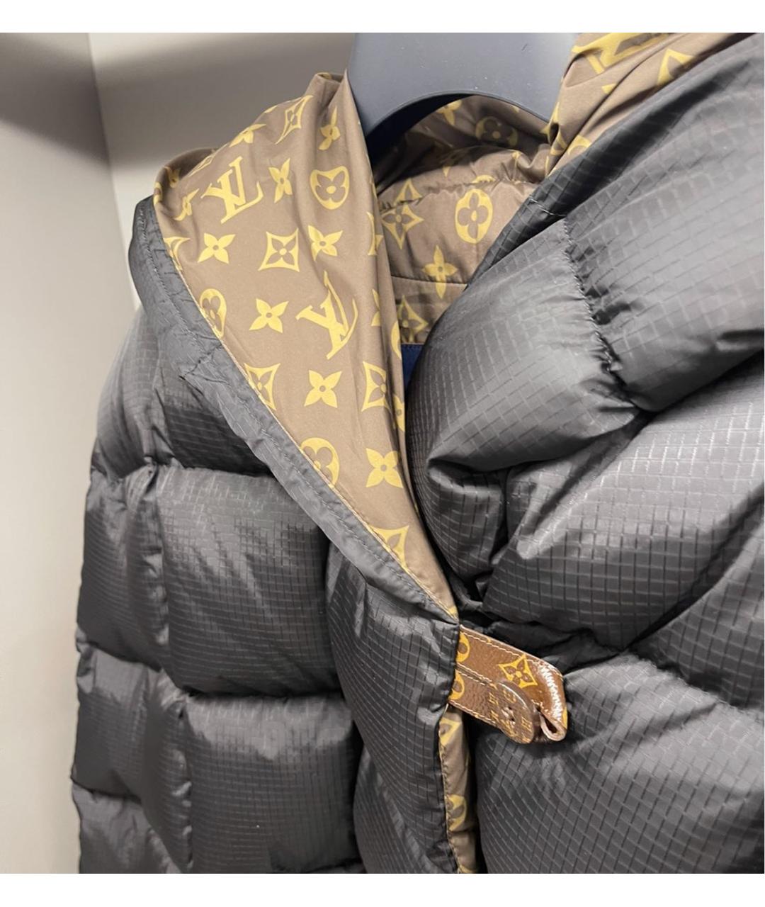 LOUIS VUITTON Черная полиэстеровая куртка, фото 2