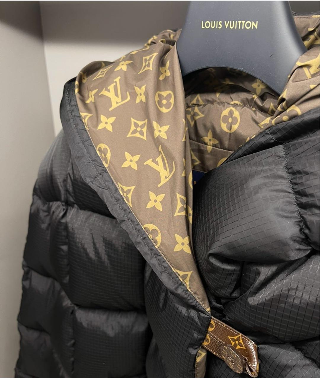 LOUIS VUITTON Черная полиэстеровая куртка, фото 3