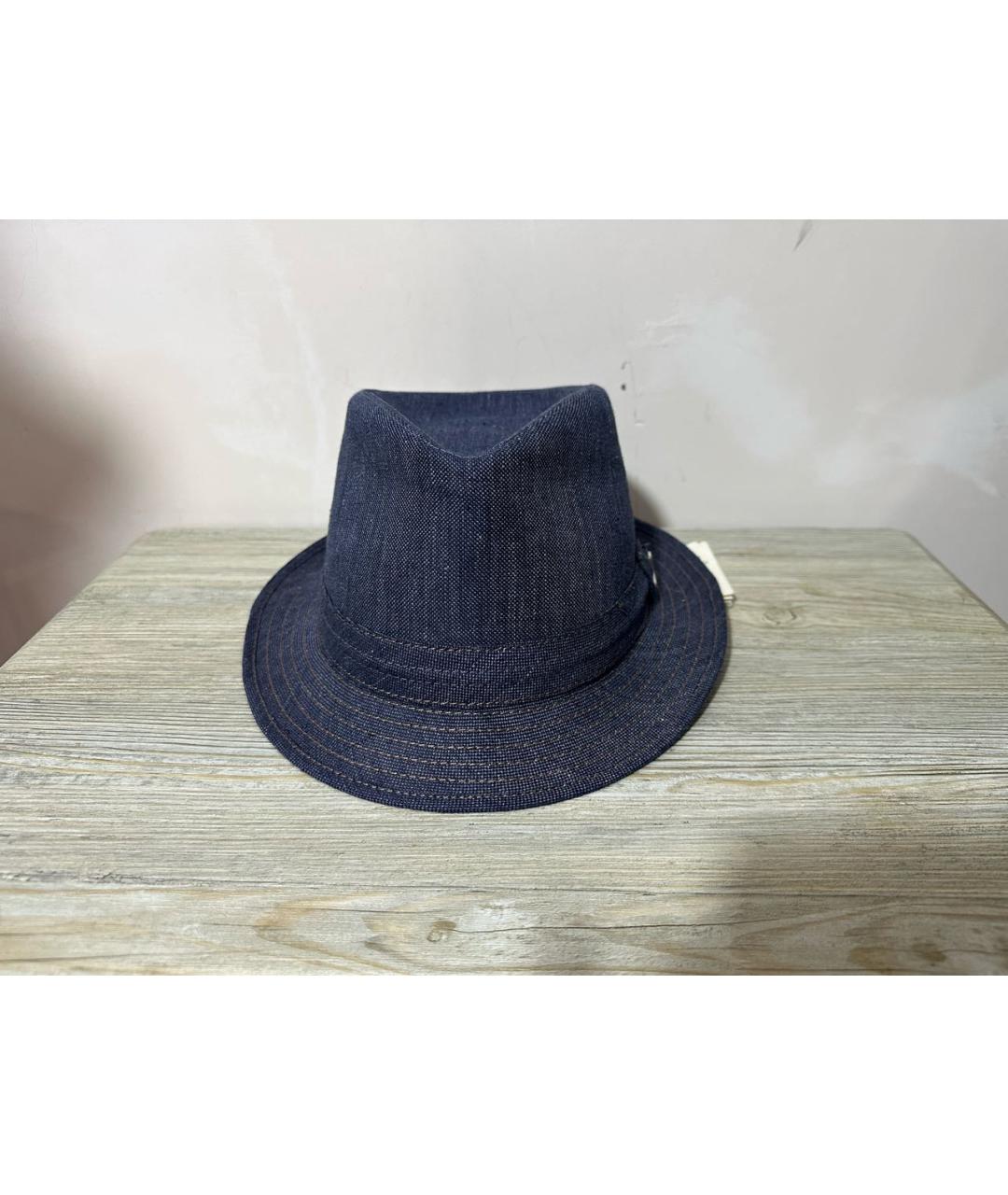 JACOB COHEN Синяя хлопковая шляпа, фото 3