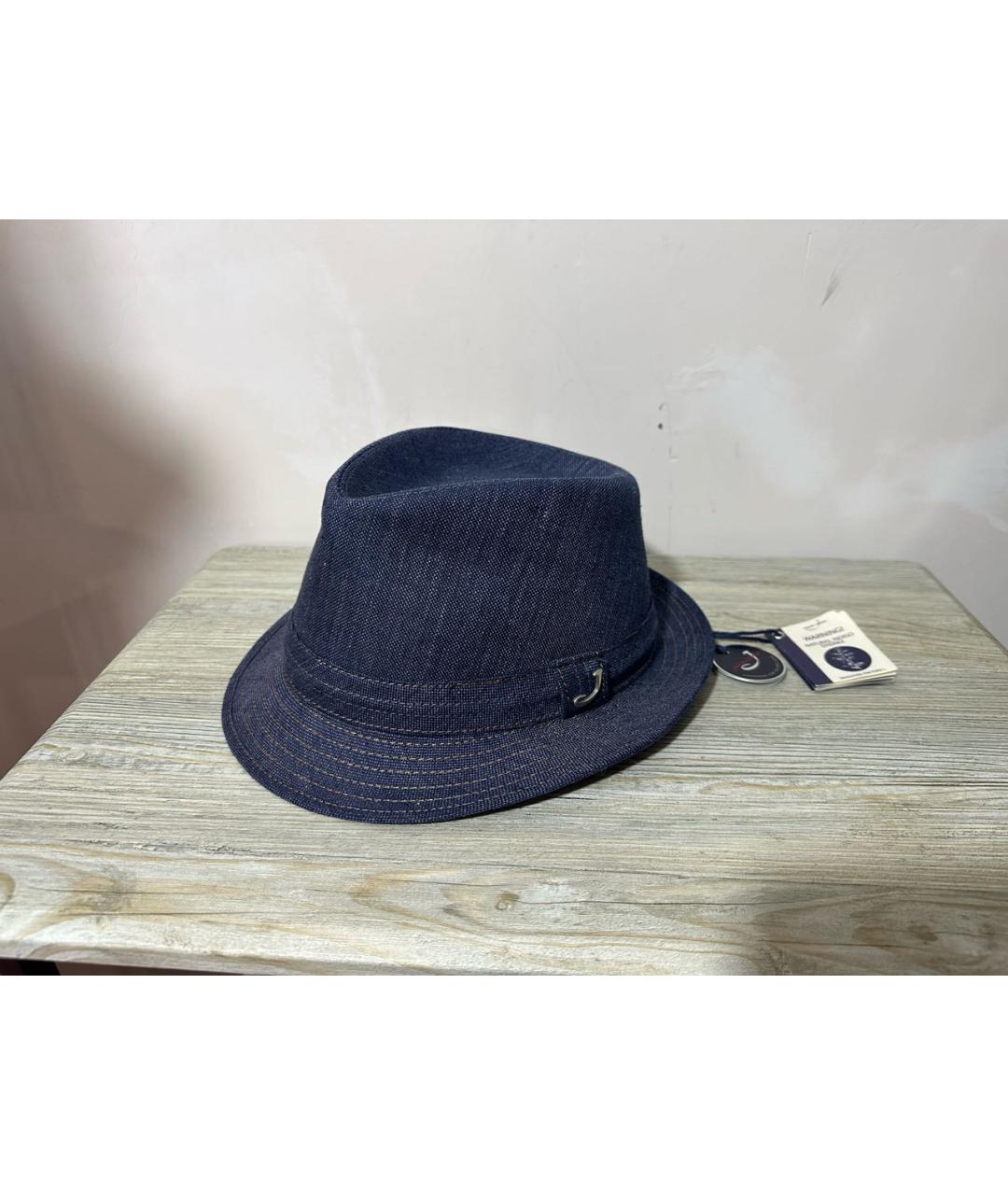 JACOB COHEN Синяя хлопковая шляпа, фото 2