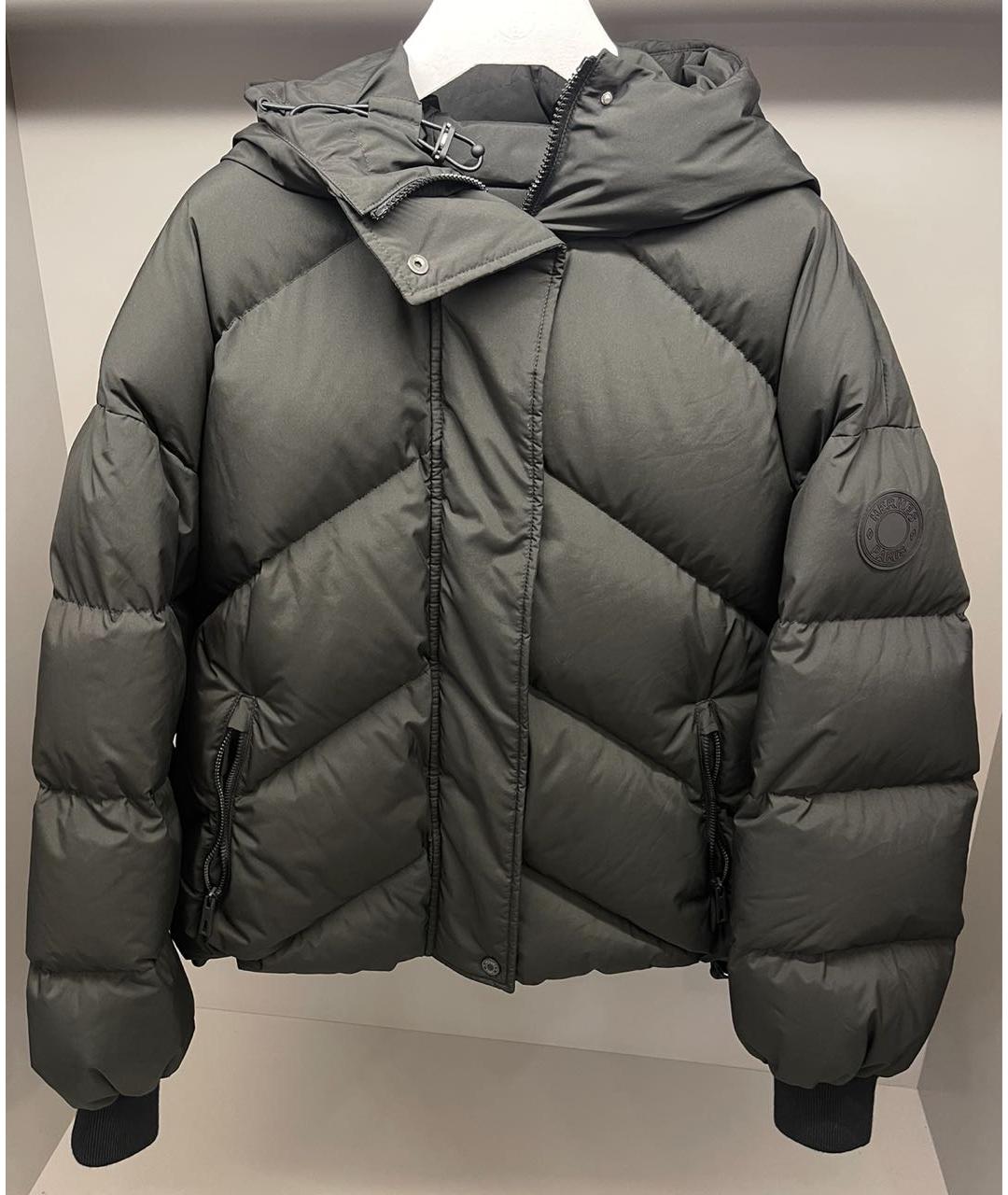 HERMES Черная полиэстеровая куртка, фото 8