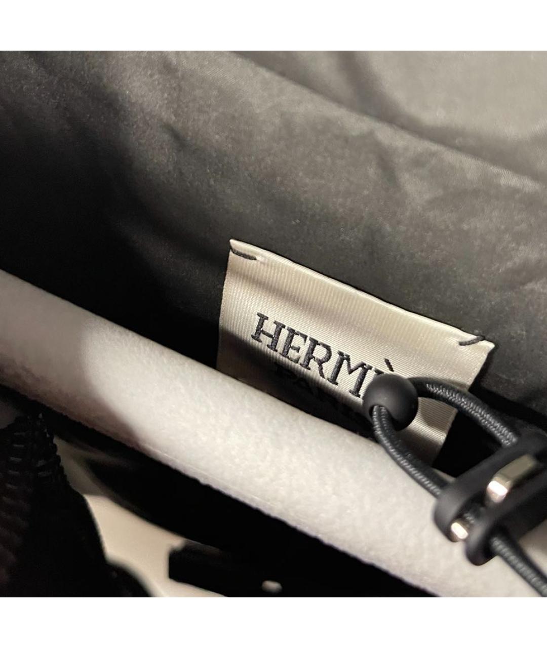 HERMES Черная полиэстеровая куртка, фото 4