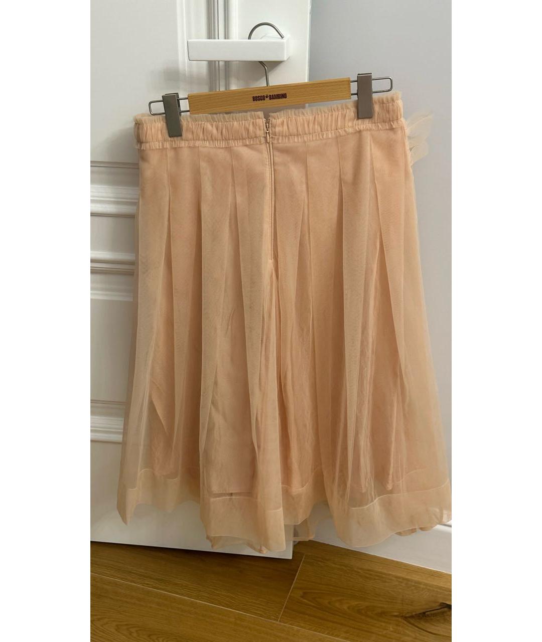 SIMONE ROCHA Розовая полиэстеровая юбка миди, фото 2