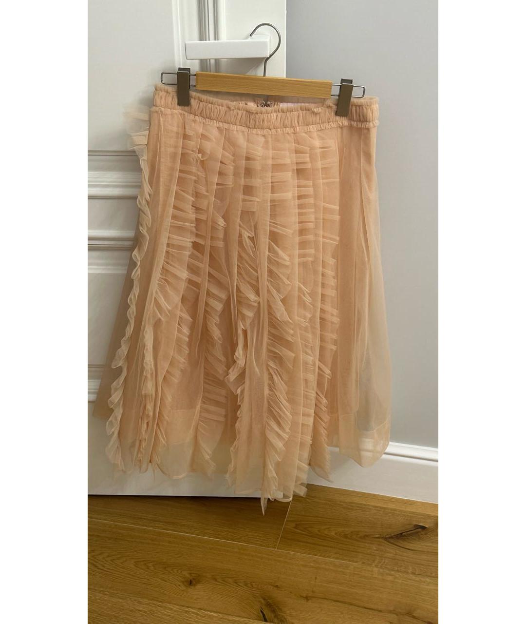 SIMONE ROCHA Розовая полиэстеровая юбка миди, фото 9